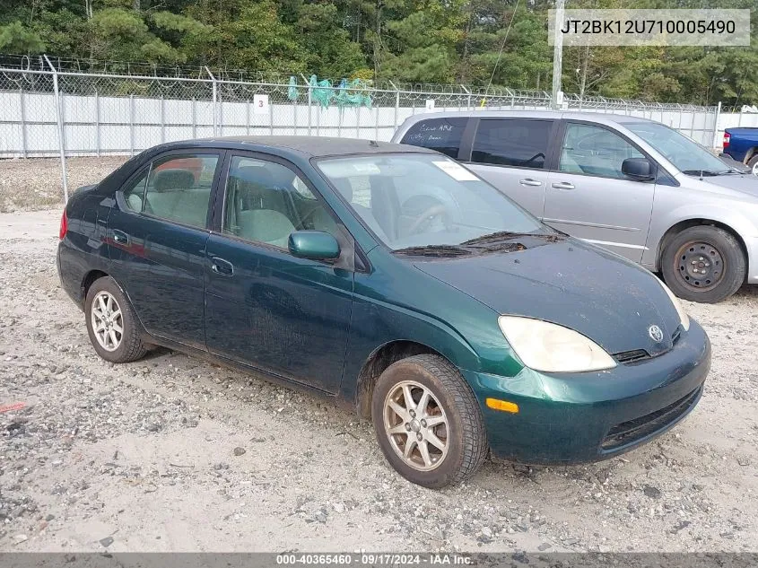 2001 Toyota Prius VIN: JT2BK12U710005490 Lot: 40365460