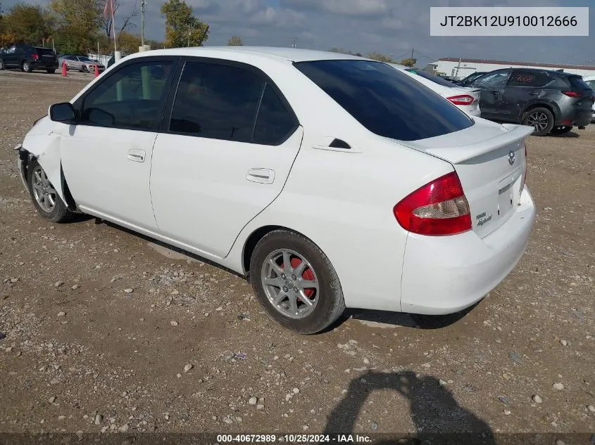 JT2BK12U910012666 2001 Toyota Prius