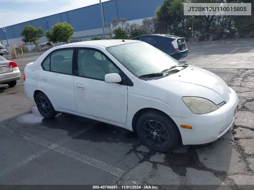 JT2BK12U110015805 2001 Toyota Prius