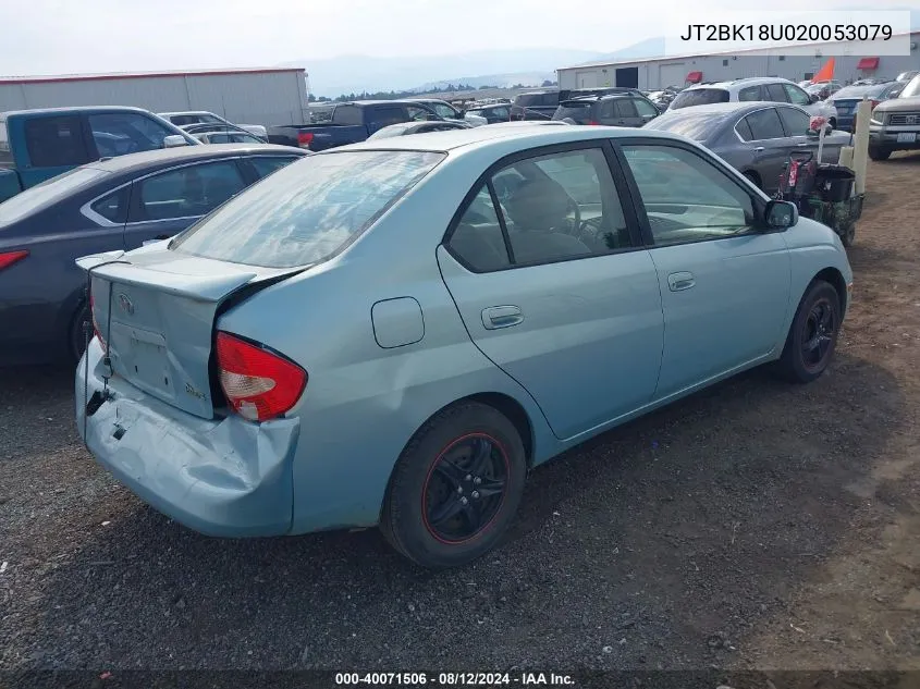 JT2BK18U020053079 2002 Toyota Prius