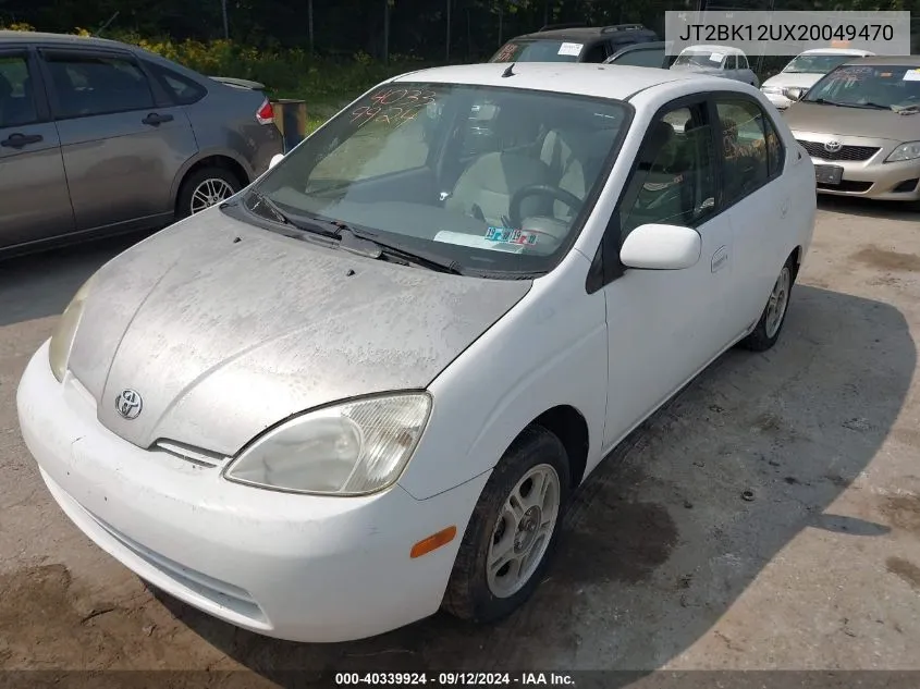 JT2BK12UX20049470 2002 Toyota Prius