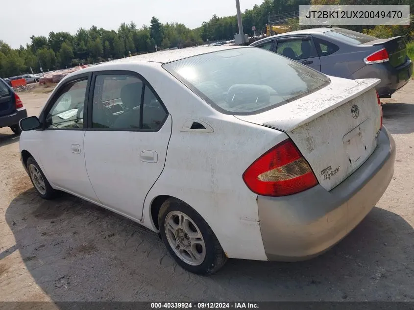 JT2BK12UX20049470 2002 Toyota Prius