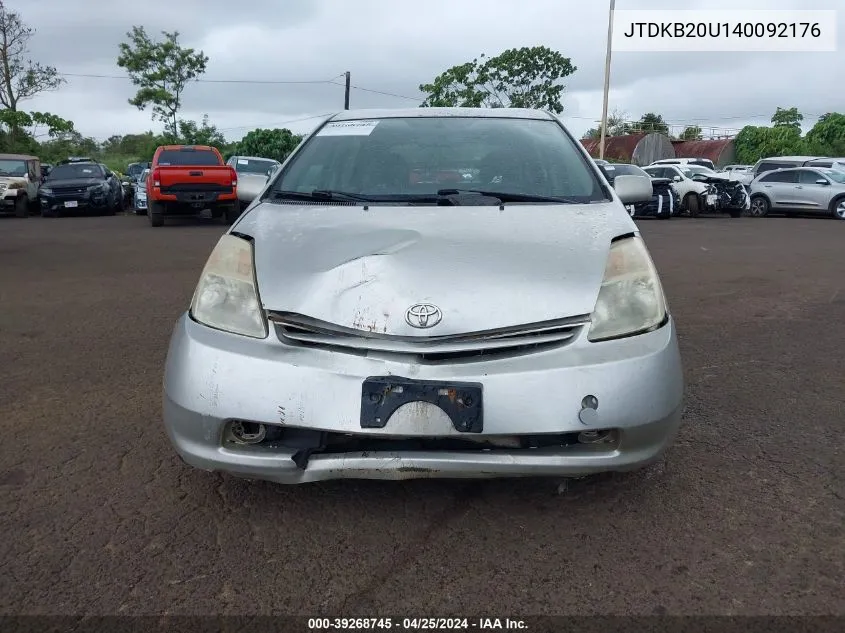 JTDKB20U140092176 2004 Toyota Prius