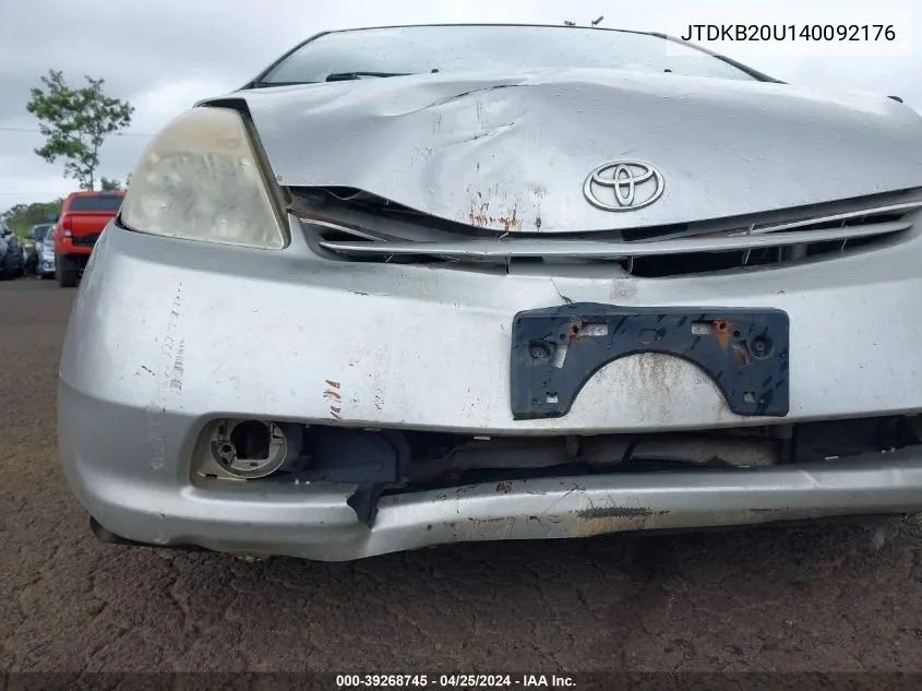 JTDKB20U140092176 2004 Toyota Prius