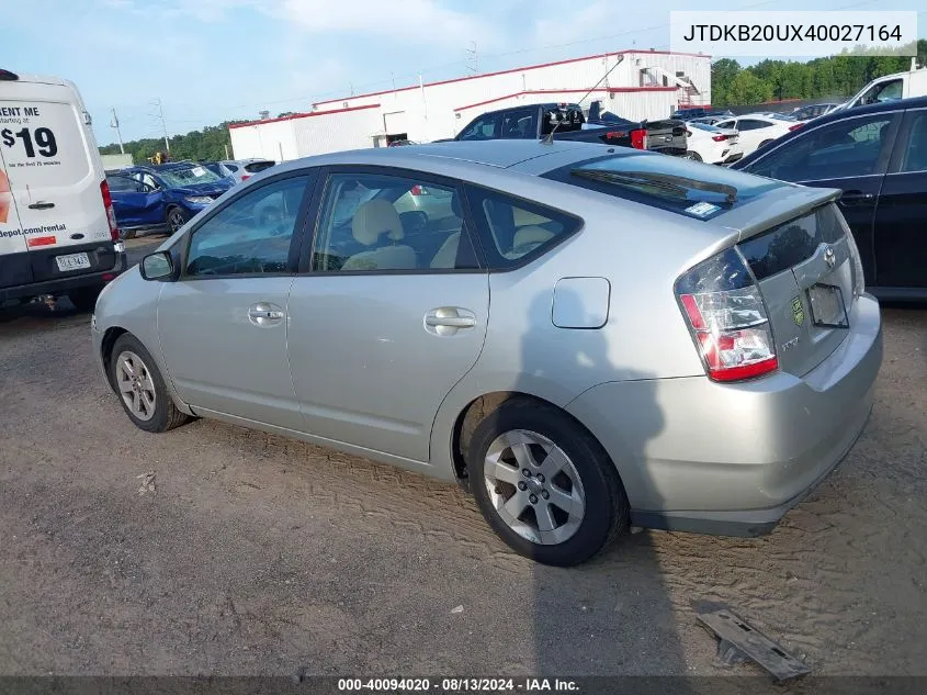 JTDKB20UX40027164 2004 Toyota Prius