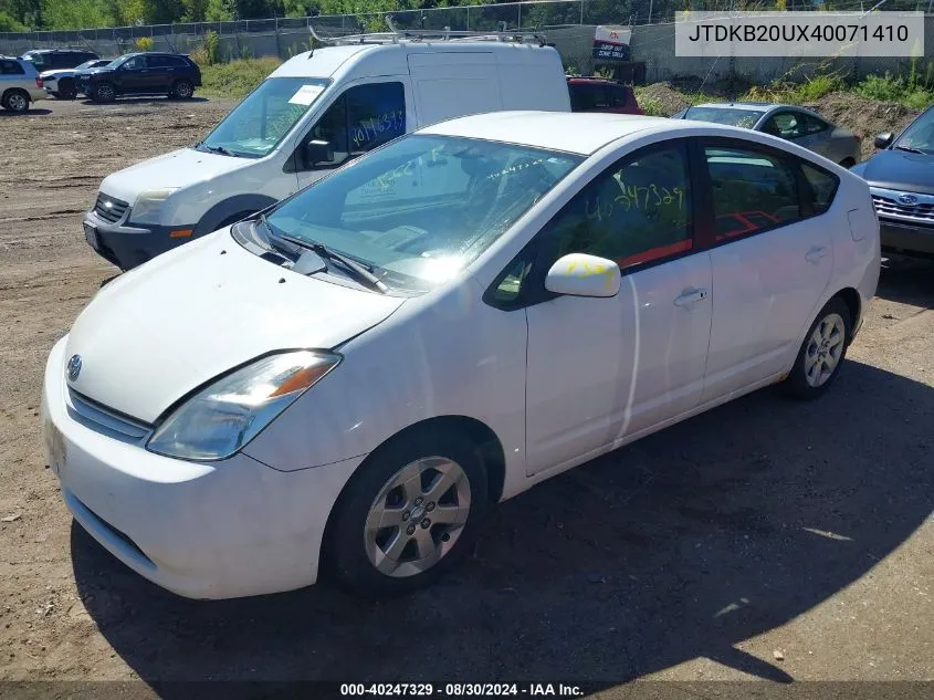 JTDKB20UX40071410 2004 Toyota Prius