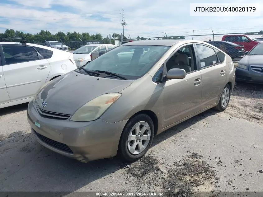 JTDKB20UX40020179 2004 Toyota Prius