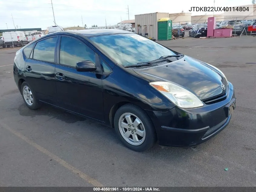 JTDKB22UX40114804 2004 Toyota Prius