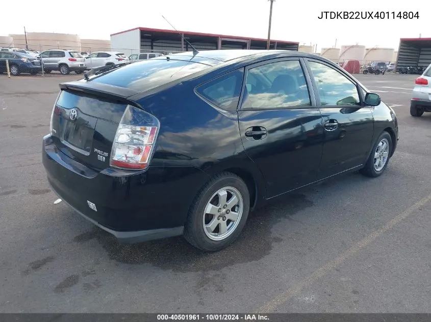 JTDKB22UX40114804 2004 Toyota Prius