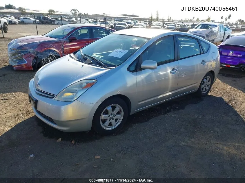 JTDKB20U740056461 2004 Toyota Prius