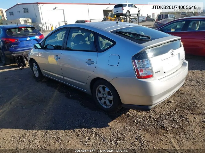 JTDKB20U740056461 2004 Toyota Prius