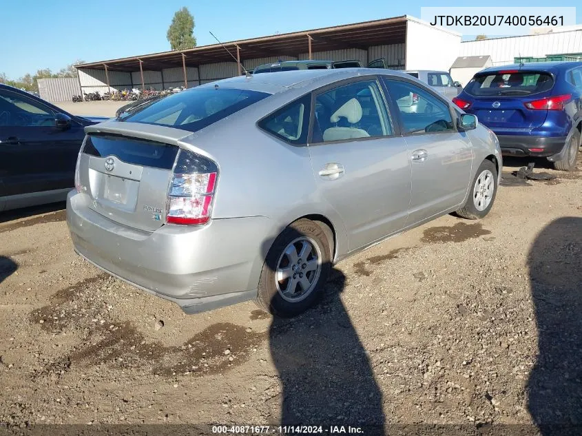 JTDKB20U740056461 2004 Toyota Prius