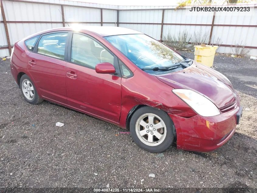 JTDKB20UX40079233 2004 Toyota Prius