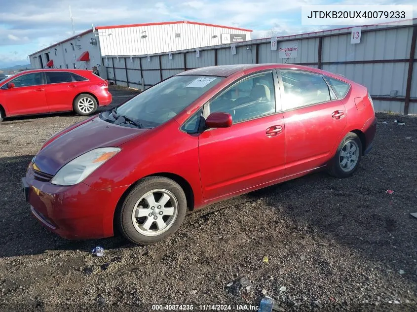 JTDKB20UX40079233 2004 Toyota Prius