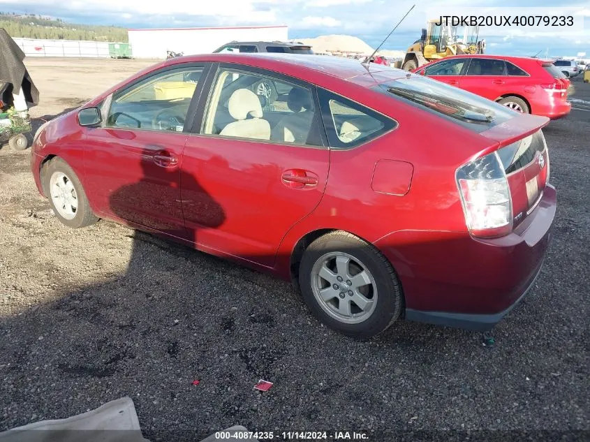 JTDKB20UX40079233 2004 Toyota Prius