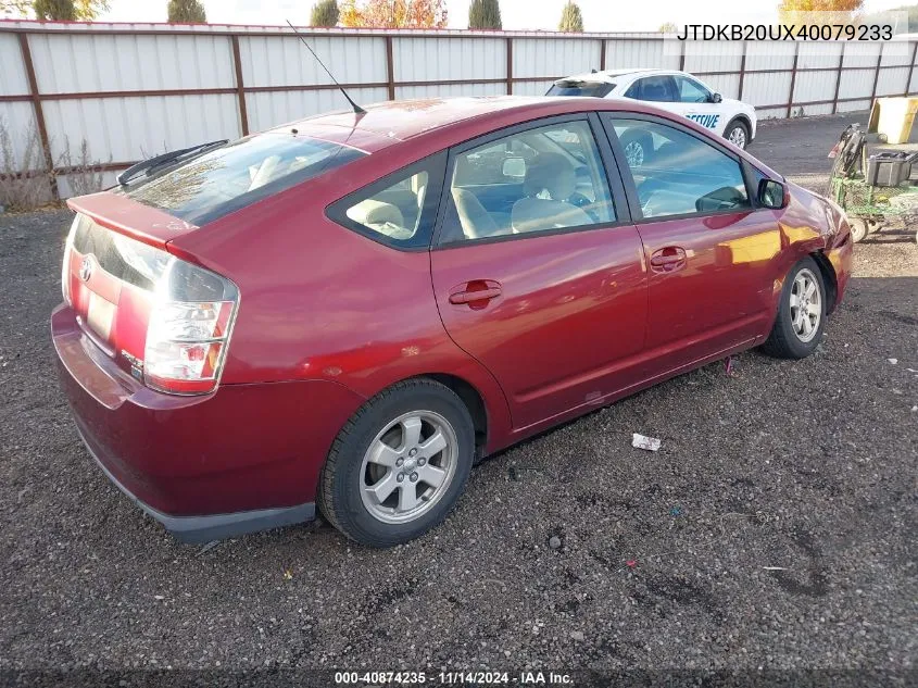 JTDKB20UX40079233 2004 Toyota Prius