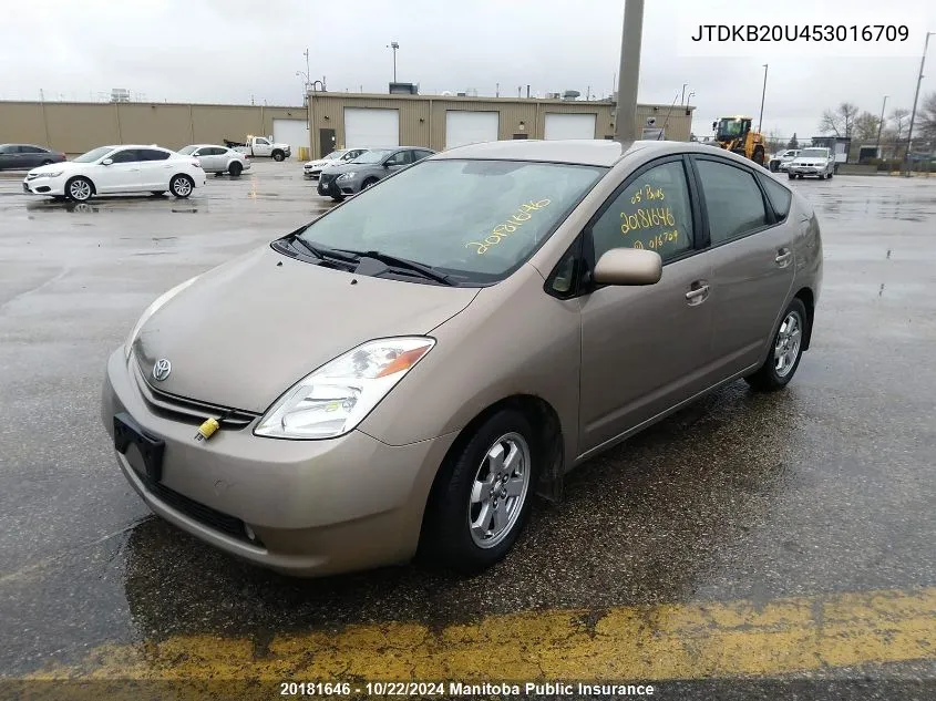 JTDKB20U453016709 2005 Toyota Prius