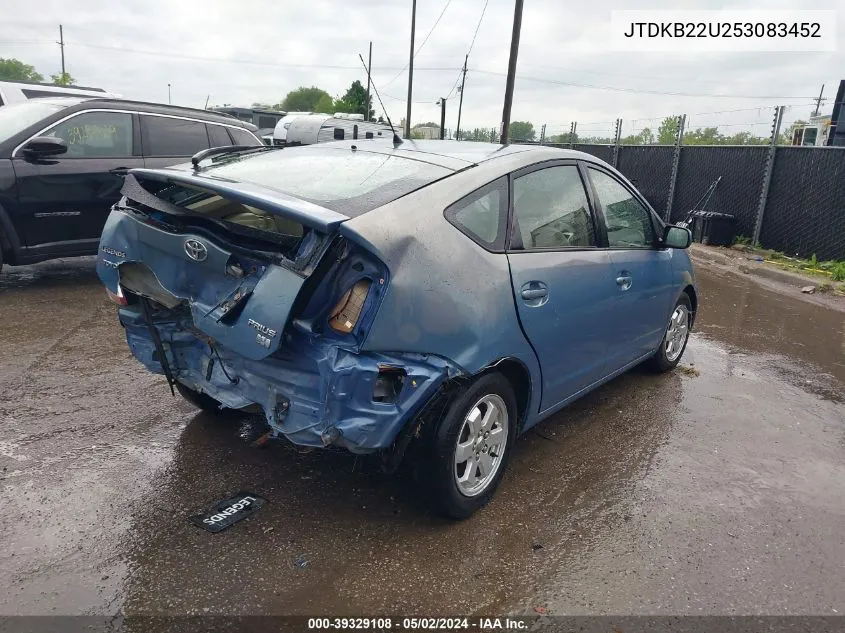 JTDKB22U253083452 2005 Toyota Prius