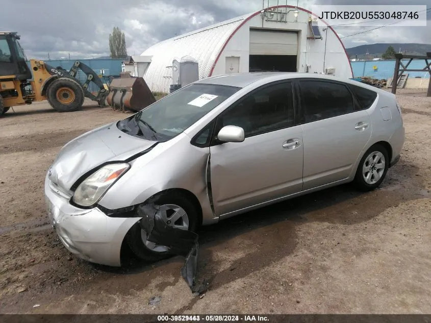 2005 Toyota Prius VIN: JTDKB20U553048746 Lot: 39529443