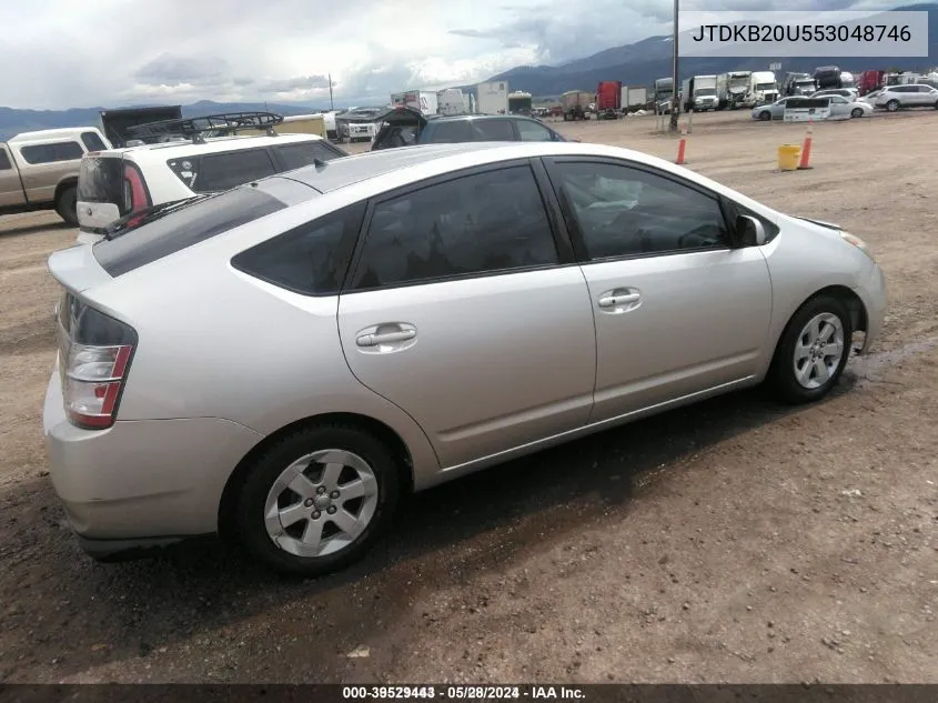 2005 Toyota Prius VIN: JTDKB20U553048746 Lot: 39529443