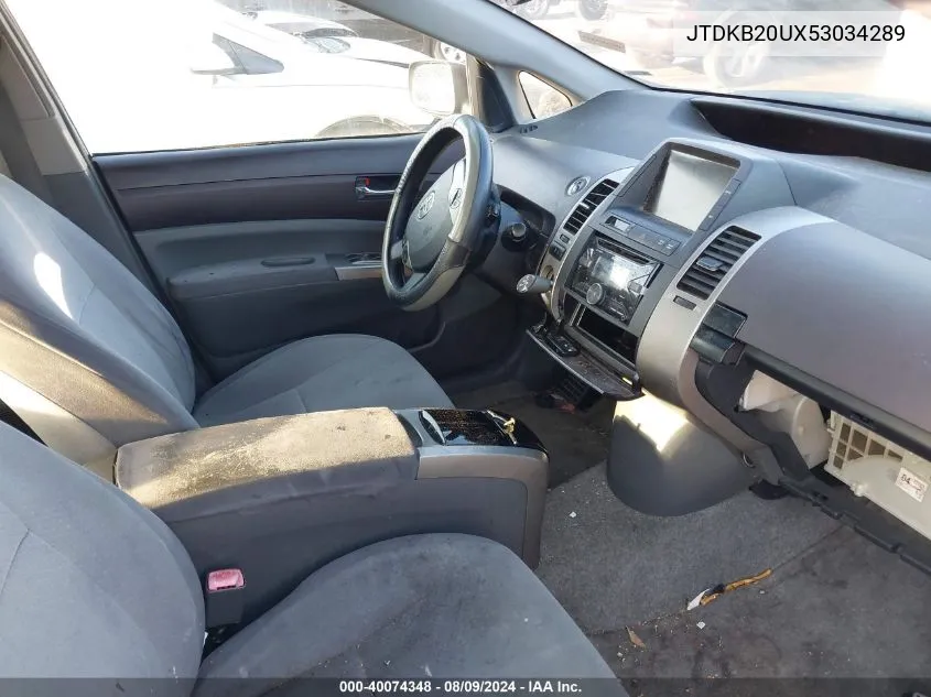 JTDKB20UX53034289 2005 Toyota Prius