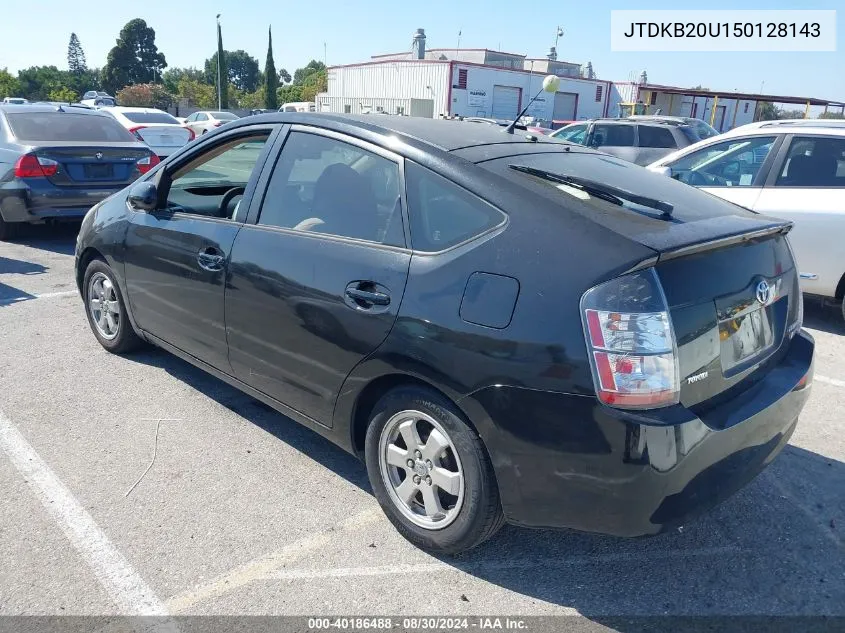 2005 Toyota Prius VIN: JTDKB20U150128143 Lot: 40186488