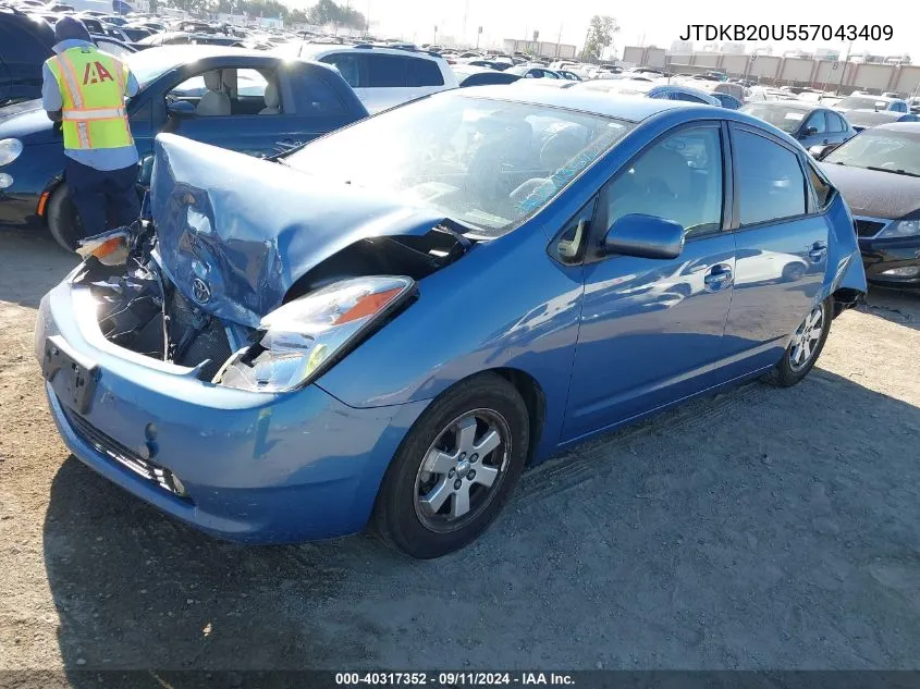 JTDKB20U557043409 2005 Toyota Prius