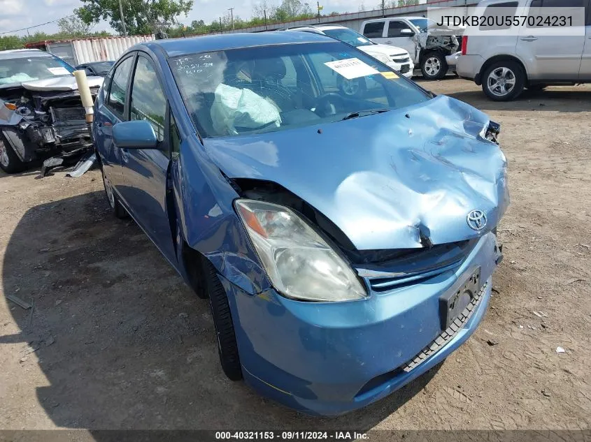 JTDKB20U557024231 2005 Toyota Prius