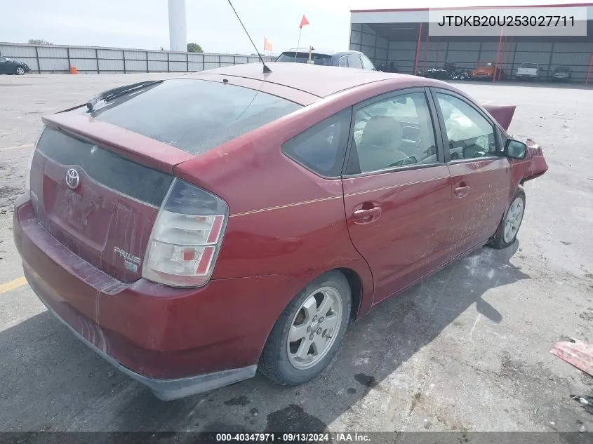 JTDKB20U253027711 2005 Toyota Prius