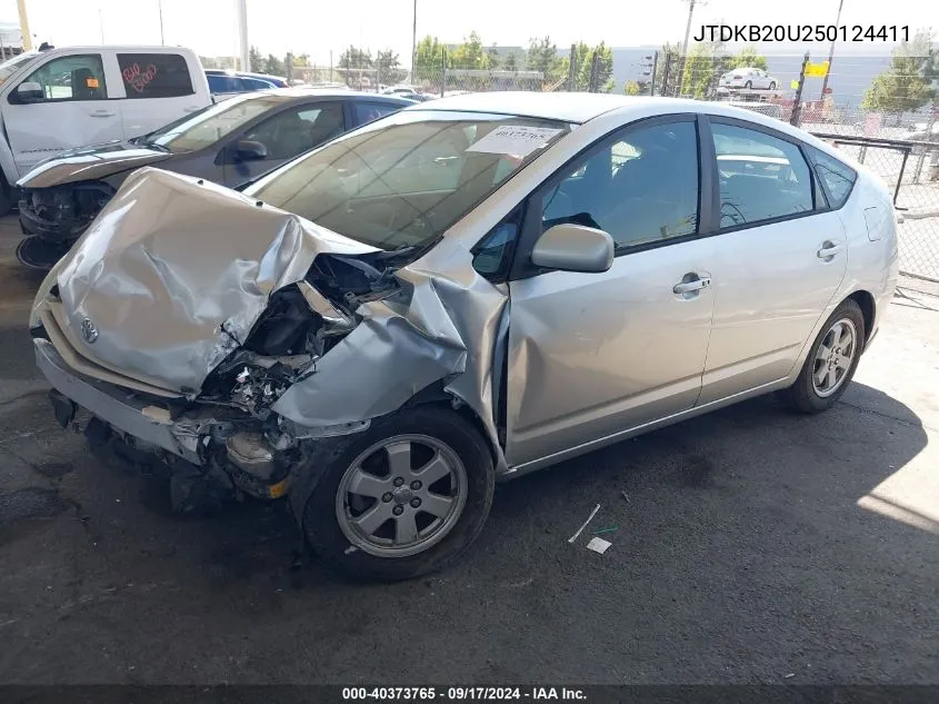 JTDKB20U250124411 2005 Toyota Prius