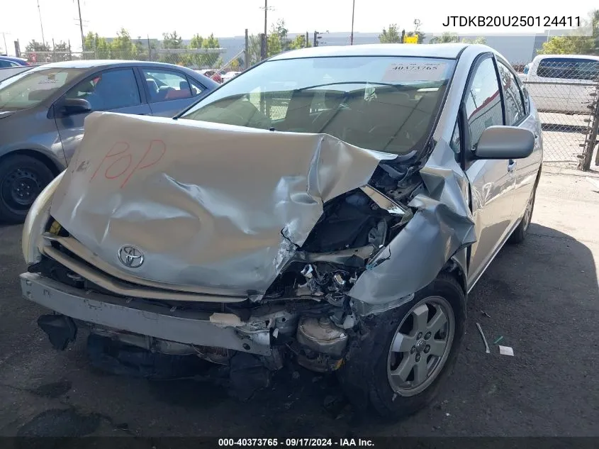 JTDKB20U250124411 2005 Toyota Prius