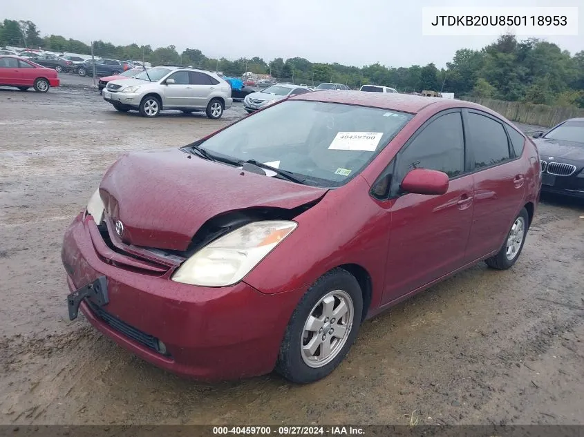 JTDKB20U850118953 2005 Toyota Prius