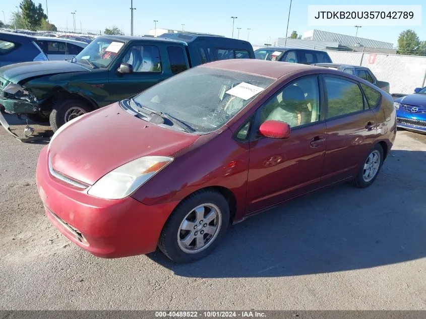 JTDKB20U357042789 2005 Toyota Prius