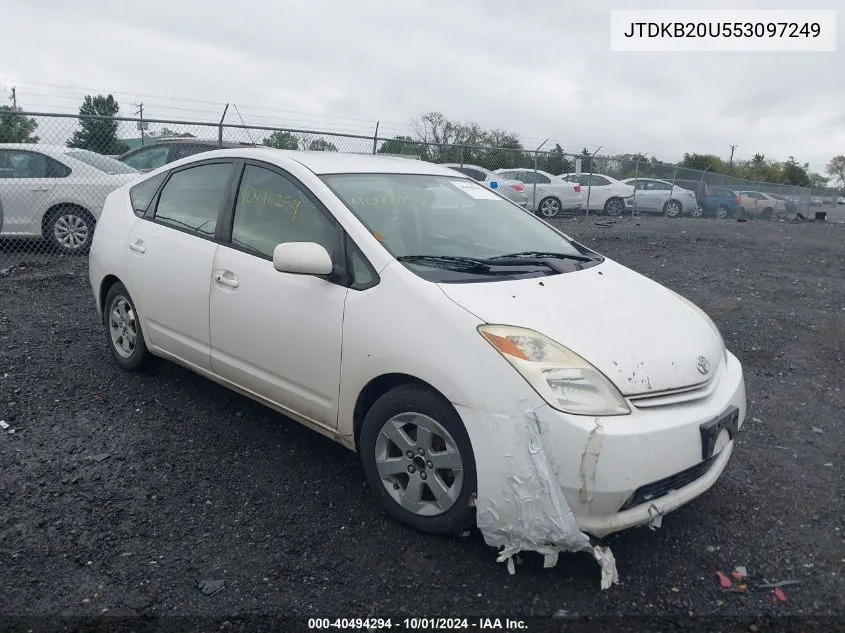 2005 Toyota Prius VIN: JTDKB20U553097249 Lot: 40494294