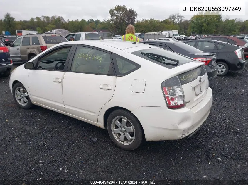 2005 Toyota Prius VIN: JTDKB20U553097249 Lot: 40494294