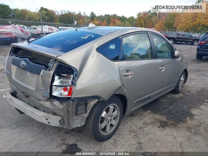 2005 Toyota Prius VIN: JTDKB20U953009285 Lot: 40590921