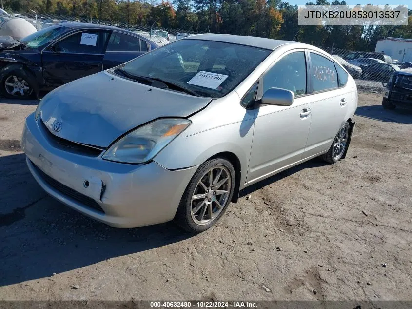 2005 Toyota Prius VIN: JTDKB20U853013537 Lot: 40632480