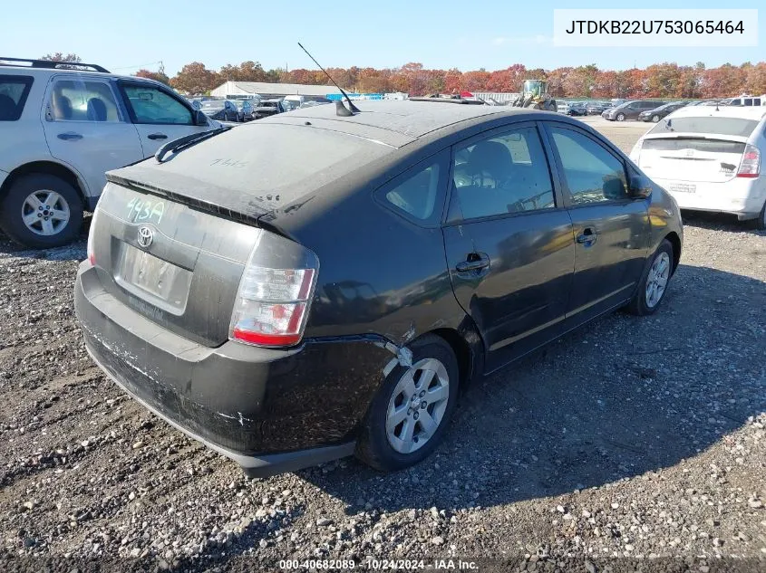 2005 Toyota Prius VIN: JTDKB22U753065464 Lot: 40682089