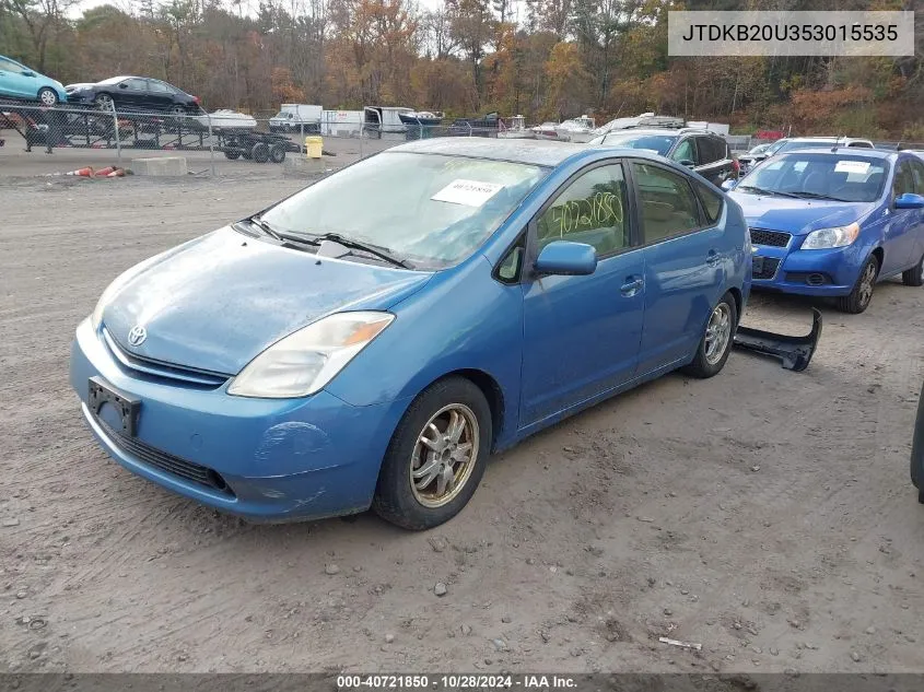 2005 Toyota Prius VIN: JTDKB20U353015535 Lot: 40721850