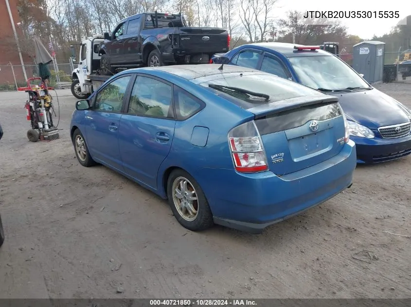 2005 Toyota Prius VIN: JTDKB20U353015535 Lot: 40721850