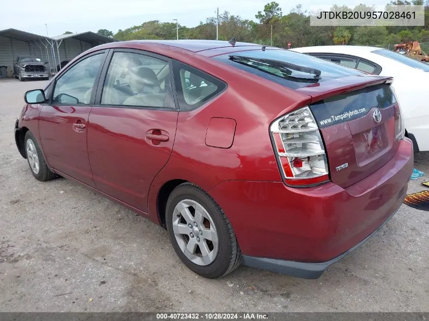 JTDKB20U957028461 2005 Toyota Prius