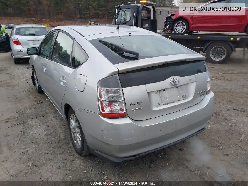 JTDKB20UX57010339 2005 Toyota Prius