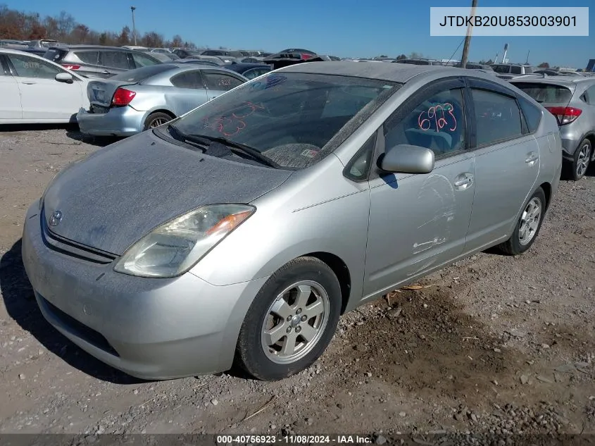 2005 Toyota Prius VIN: JTDKB20U853003901 Lot: 40756923