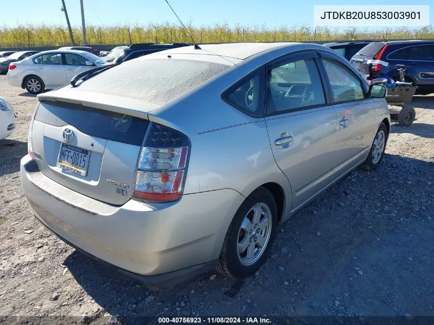 2005 Toyota Prius VIN: JTDKB20U853003901 Lot: 40756923