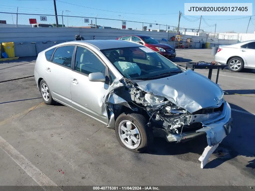 2005 Toyota Prius VIN: JTDKB20U050127405 Lot: 40775381