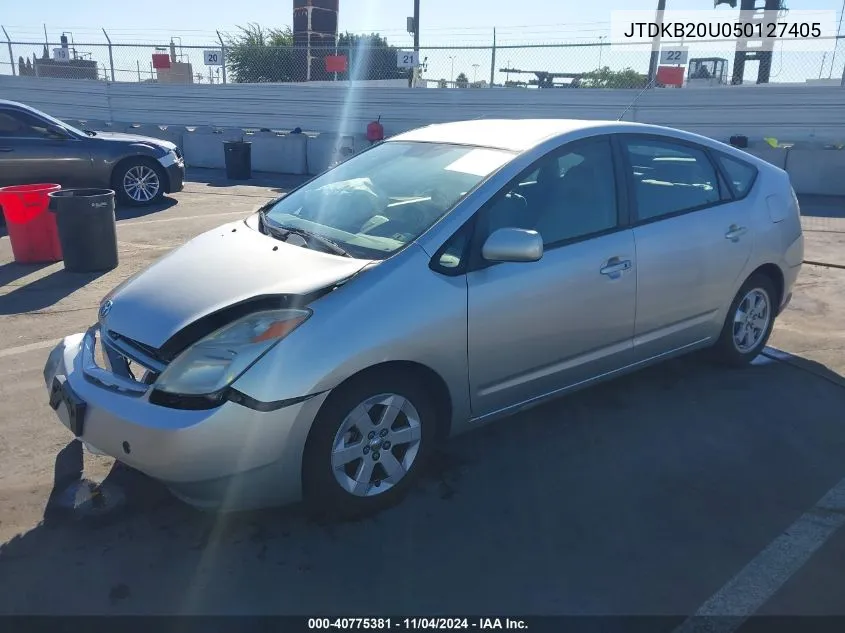 2005 Toyota Prius VIN: JTDKB20U050127405 Lot: 40775381