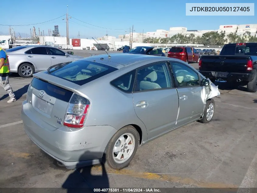 2005 Toyota Prius VIN: JTDKB20U050127405 Lot: 40775381