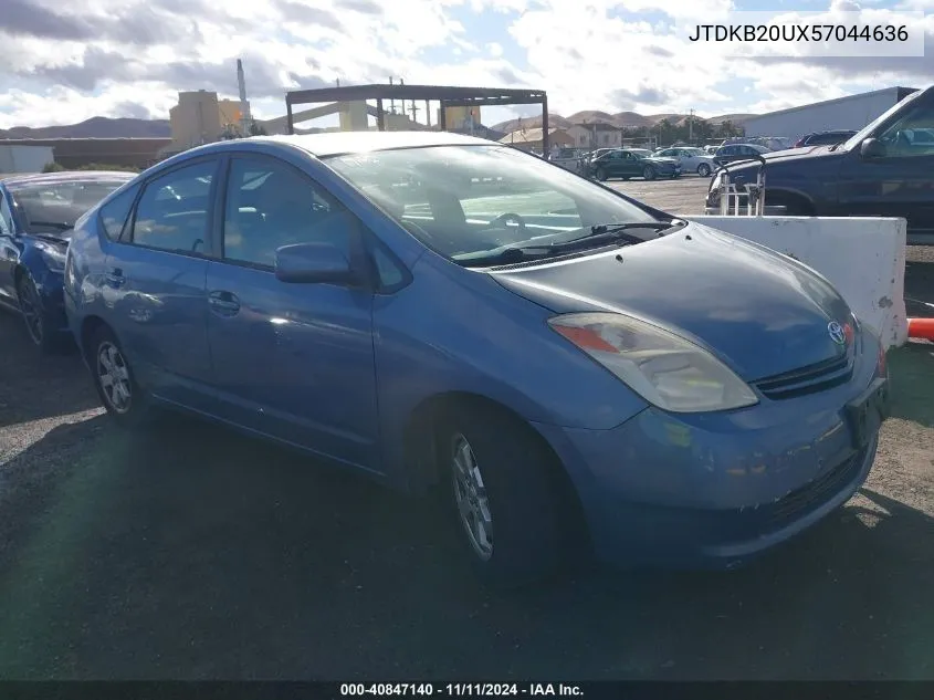 2005 Toyota Prius VIN: JTDKB20UX57044636 Lot: 40847140