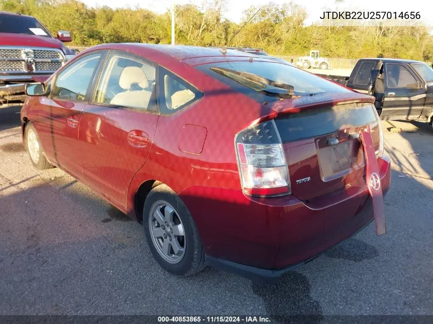 2005 Toyota Prius VIN: JTDKB22U257014656 Lot: 40853865