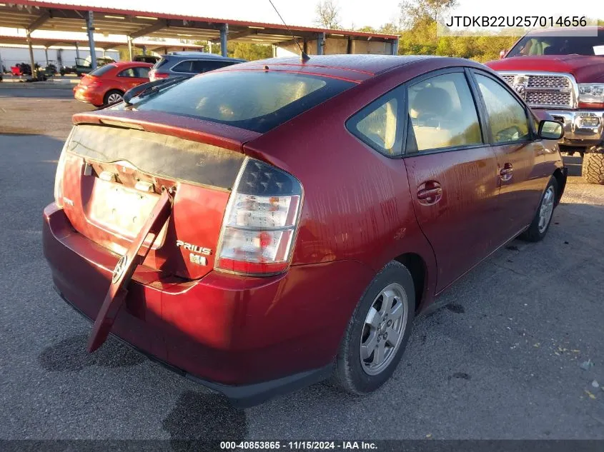 2005 Toyota Prius VIN: JTDKB22U257014656 Lot: 40853865